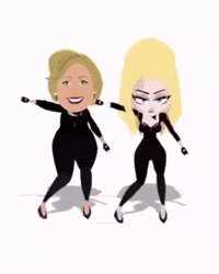 Hillary Clinton Madonna GIF