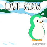 Snow Love GIF by Abster