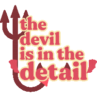 With Love Devil Sticker by withlovethebrand