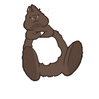 Angry Bunny Sticker
