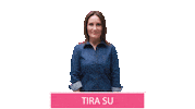 Tira Su Sticker by Sara Poiese