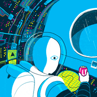 Lonely Space GIF by Animation Domination High-Def