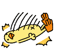 Chicken Duck Sticker by ぴょろりんちょ（ひよこ人間ぴよ）