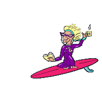 Women Surfing Sticker by NOMB Surf