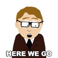 Here We Go Sticker by South Park