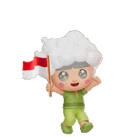Bendera Merah Putih Indonesia Sticker by Sociolla