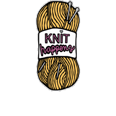 Yarn Happens Sticker
