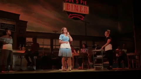 nervous broadway musical GIF by Waitress The Musical