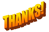 Happy Thank U Sticker by Mat Voyce