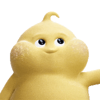 Happy 3D Sticker by Butter baby
