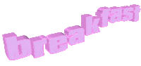 breakfast Sticker