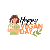 Worldveganday Sticker by weDo/ Professional