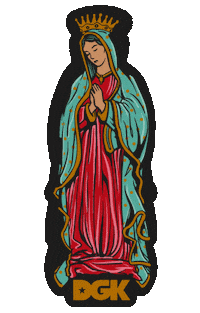Virgin Mary Love Sticker by dgk