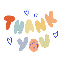 Thanks Thank You Sticker