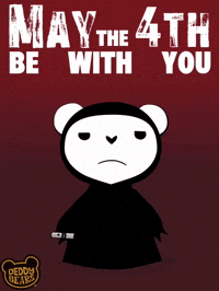 May The 4Th Lightsaber GIF by DeddyBears