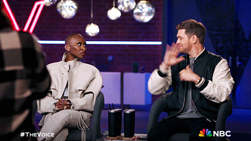 High Five Michael Buble GIF by The Voice