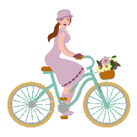 megalgar no flowers bike character Sticker