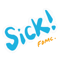 Sick Sticker by FOMC
