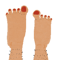 Nails Legs Sticker