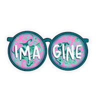 penpalpg retro glasses 60s the beatles Sticker