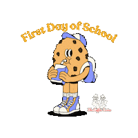 Back To School Kid Sticker by The Coffee Twins