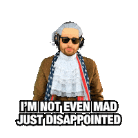 Disappointed Let Down Sticker