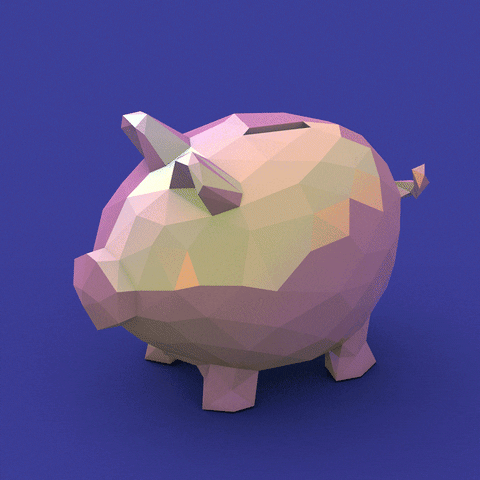 money pig GIF by ZinZen