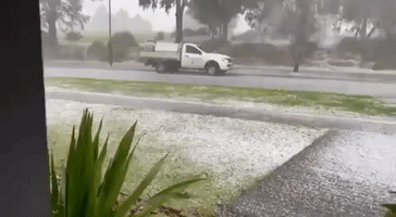 Heavy Hail and Strong Winds Hit Melbourne