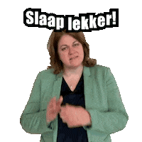 Slaaplekker Sticker by VA for Adventure