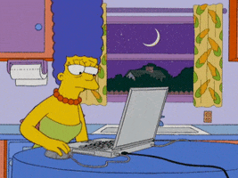 Tired Marge Simpson GIF