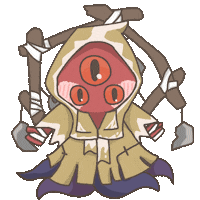 Eyes Ghost Sticker by Fluffy the Thunder God 雷神阿毛