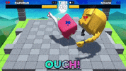 GoonyaFighter nintendo boom ouch videogame GIF