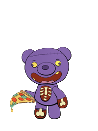 Hungry Lets Eat Sticker by DeddyBears
