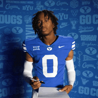 Byu Football Go Cougs GIF by BYU Cougars