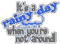 rainy day STICKER