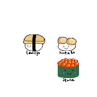 Sushi Salmon Sticker