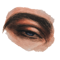 paveeeel eyes eye tears watercolor Sticker