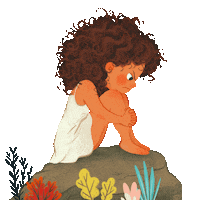 Sad Wind Sticker by Jupitermond Verlag