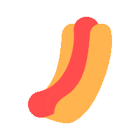 Hotdog Sausage Sticker