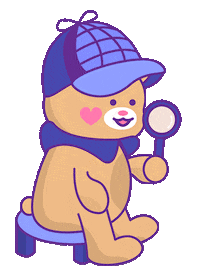 Bear Hat Sticker by Jessica Lau