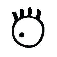 Cartoon Eye Sticker by Masomenos