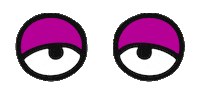 Cartoon Eyes Sticker by Masomenos
