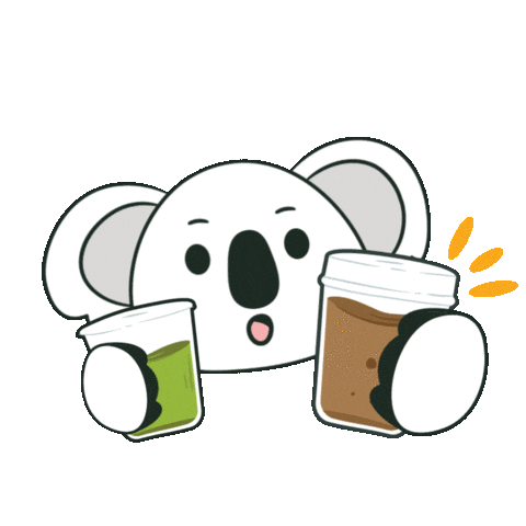 Coffee Tea Sticker by Bobobox Indonesia