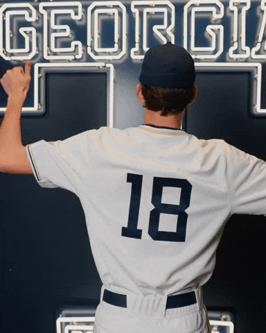 Georgia Tech Baseball GIF by Georgia Tech Yellow Jackets