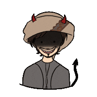 Doodle Devil In Me Sticker