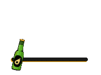 BiereMeteor party friends drink cheers Sticker