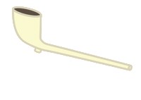 Pipe Beachcombing Sticker