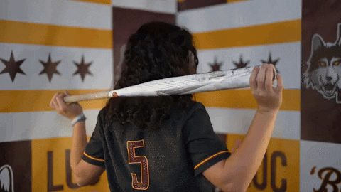 Loyola Softball GIF by LoyolaRamblers