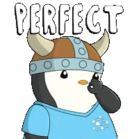 Well Done Top Sticker by Pudgy Penguins