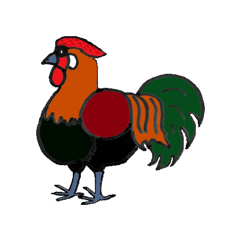 Chicken Rooster Sticker